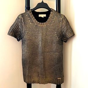 Golden MK sweater top